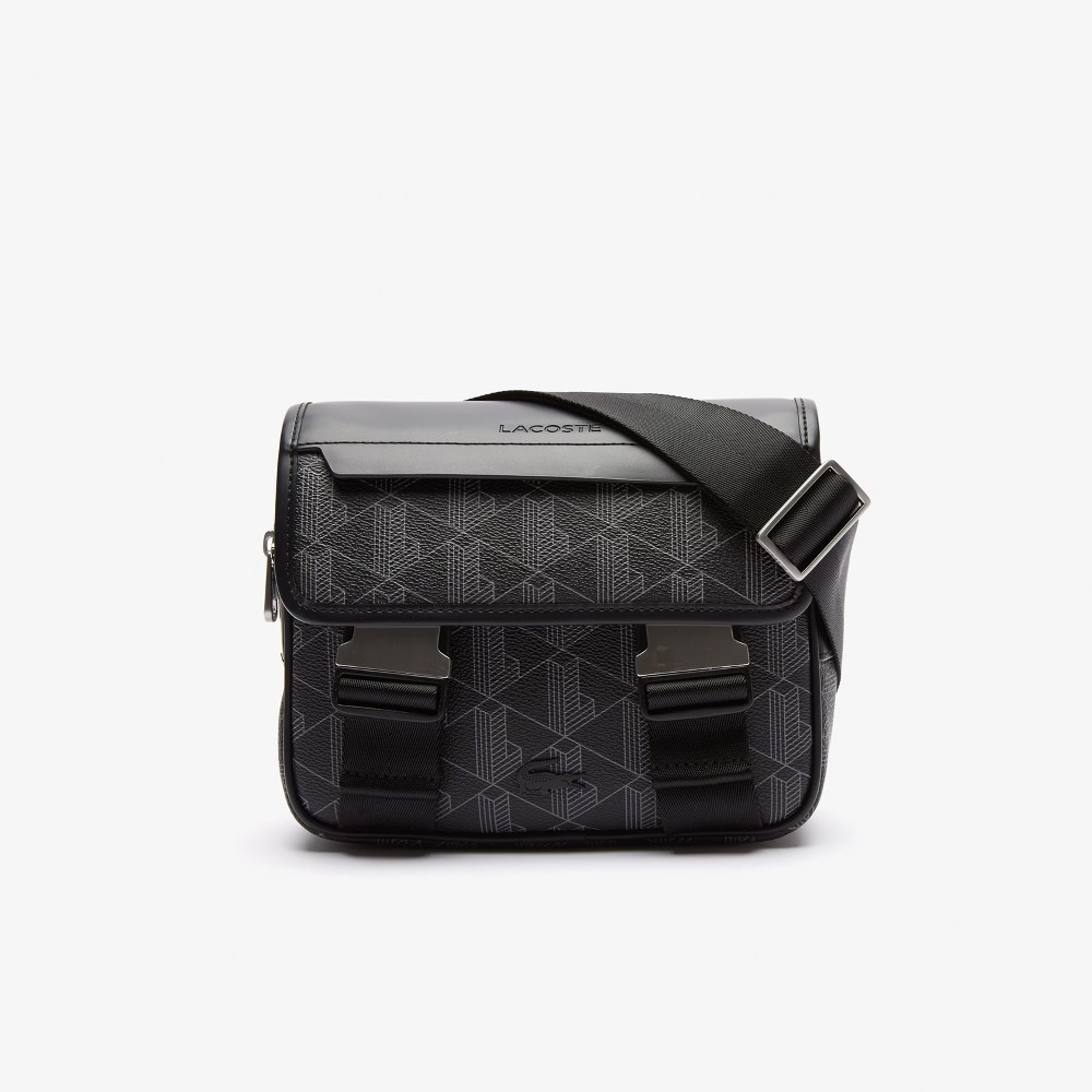 Mala Lacoste Messenger Preta