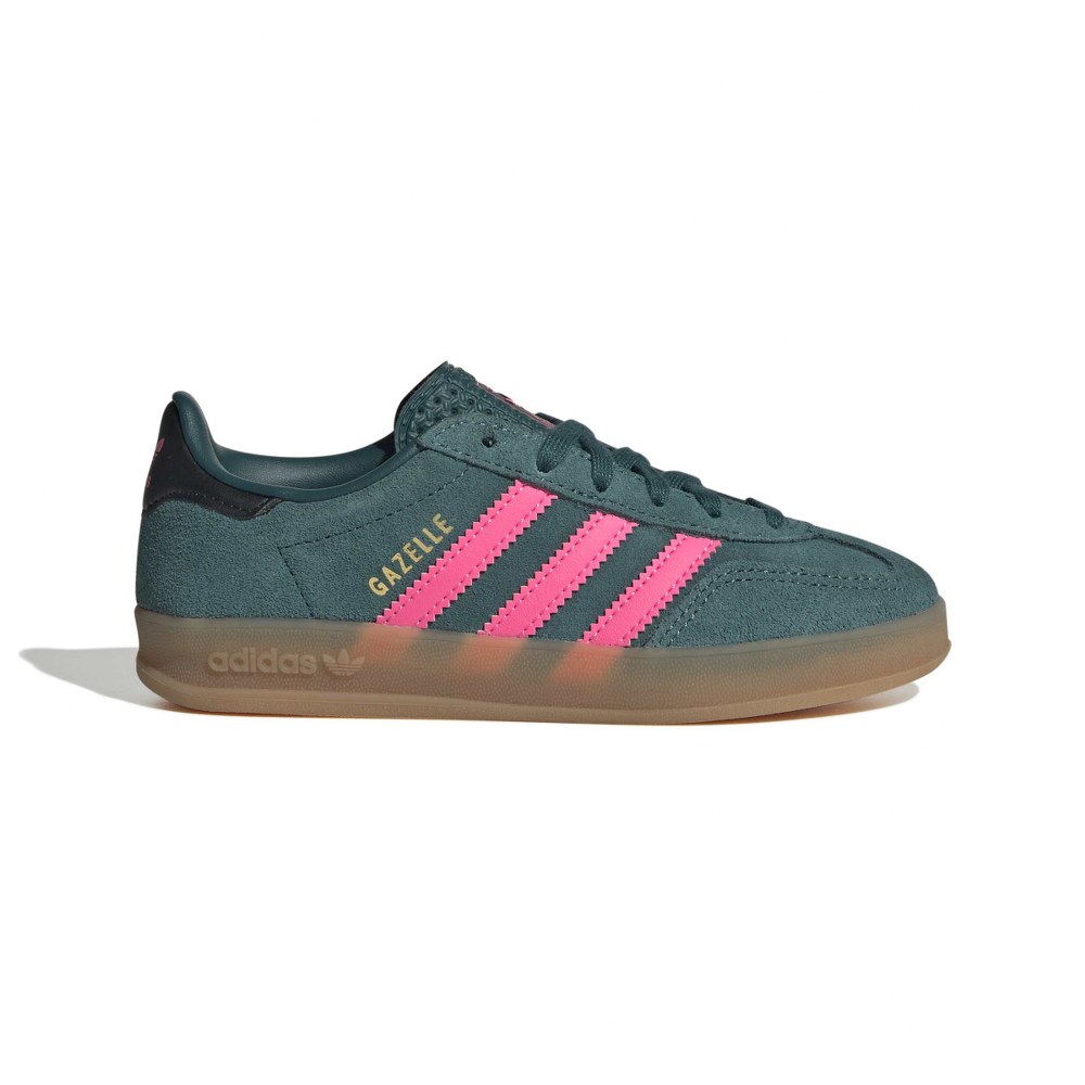 Tenis Adidas Gazelle Indoor Jr Verde    