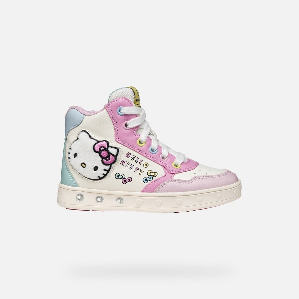 Teni Bota Geox J Skylin Jr Branco